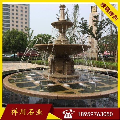 園林景觀中的藝術焦點 雙層流水水缽與歐式材質的選擇